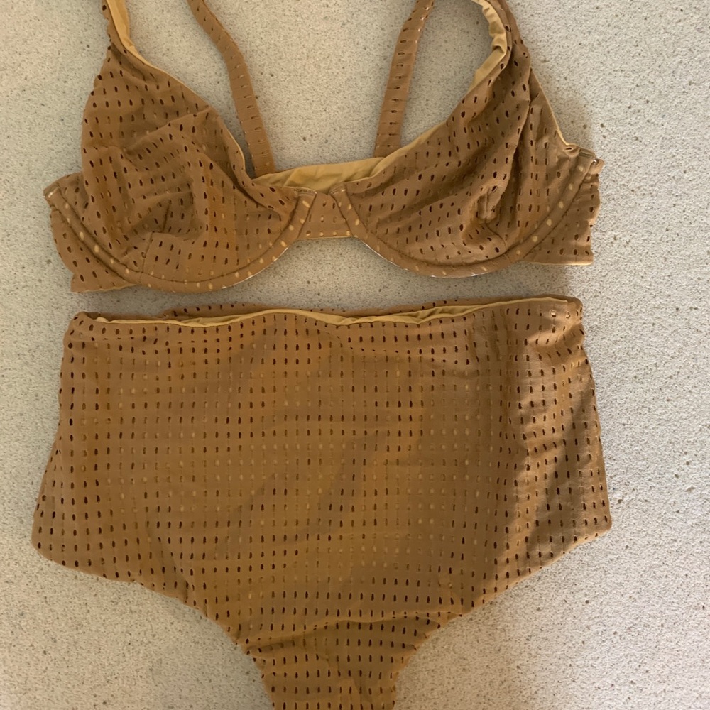 ACACIA bikini set in mustard